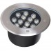 Φωτιστικό Χωνευτό Δαπέδου LED 12W 12-24V IP68 RGB με Controller 96UW12RGB